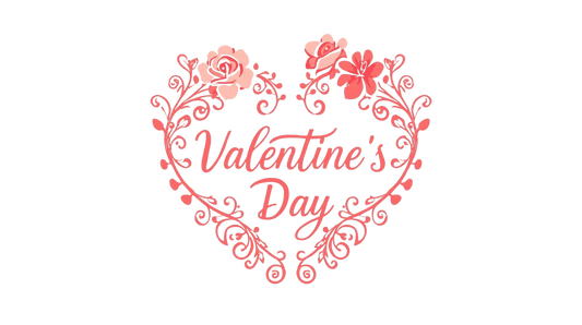 "Valentine's Day" Flower Heart